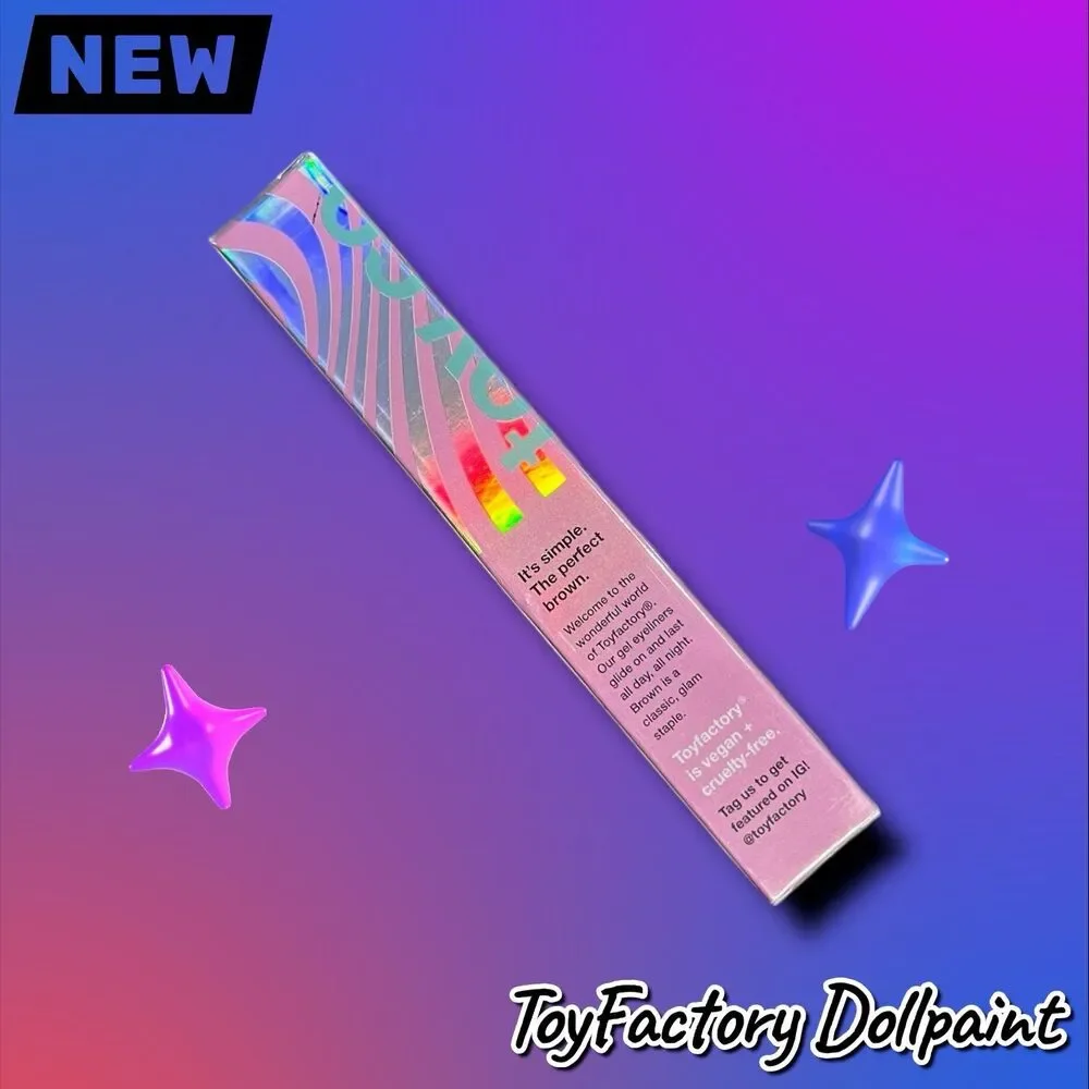 NEW IN BOX ToyFactory Dollpaint Gel Eyeliner – Brown – Full Size